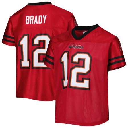 Youth Tom Brady Red Tampa Bay Buccaneers Player Jersey